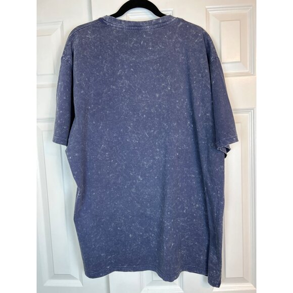 Calhoun Men's N.Y. Rangers Applique Short Sleeve Navy Cotton T-Shirt Size XXL - Picture 2 of 9